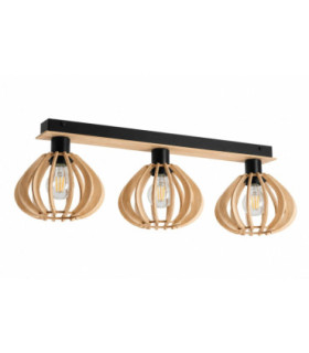 Nicoleta Ceiling Spotlight Bar Black 62cm 3x E27-1