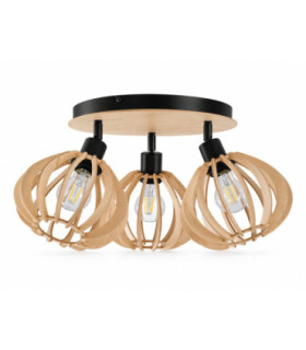 Nicoleta Ceiling Spotlight Clusters Black 32cm 3x E27-1