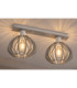 Nicoleta Twin Ceiling Spotlight Grey 52cm 2x E27-2