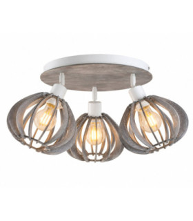 Nicoleta Ceiling Spotlight Clusters Grey 32cm 3x E27-1