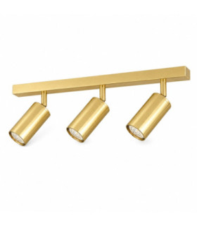 Eye Ceiling Spotlight Bar Black Gold 50cm 3x GU10-1