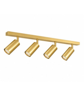 Eye Ceiling Spotlight Bar Black Gold 60cm 4x GU10-1