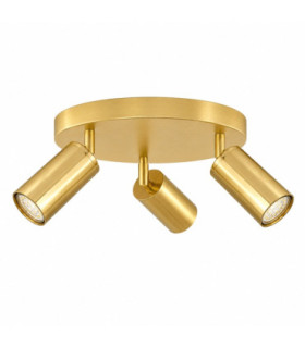 Eye Ceiling Spotlight Clusters Black Gold 30cm 3x GU10-1