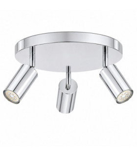 Eye Ceiling Spotlight Clusters Silver 30cm 3x GU10-1