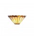 Tiffany Wall Lamp, 2 x E14, Amber, Crystal - 1