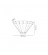 Tiffany Wall Lamp, 2 x E14, Amber, Crystal - 2