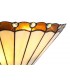 Tiffany Wall Lamp, 2 x E14, Amber, Crystal - 5
