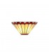 Tiffany Wall Lamp, 2 x E14, Red, Crystal - 1
