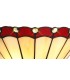 Tiffany Wall Lamp, 2 x E14, Red, Crystal - 4