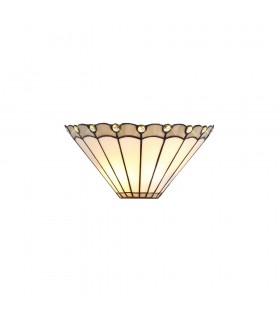 Tiffany Wall Lamp, 2 x E14, Grey, Crystal - 1