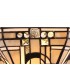 Tiffany Wall Lamp, 2 x E14, White, Grey, Black, Clear Crystal - 4
