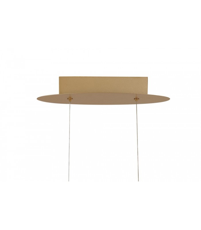 Large Oval Ceiling Pendant, 1 x 39W LED, 3000K, 1950lm, Sand Gold - 6