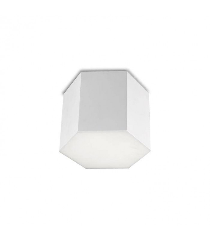 LED 1 Light Flush Ceiling Light White - 1