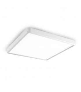 LED 1 Light Large Flush Ceiling Light White - 1