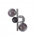 Wall Lamp, 2 x G9, Polished Chrome, Smoked Glass - 3