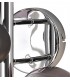 Wall Lamp, 2 x G9, Polished Chrome, Smoked Glass - 6