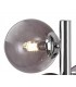 Wall Lamp, 2 x G9, Polished Chrome, Smoked Glass - 8