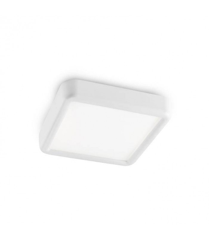 LED 1 Light Small Flush Ceiling Light White - 1