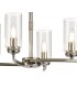 Ceiling Pendant, Semi Ceiling, 6 x E14, Polished Nickel - 7
