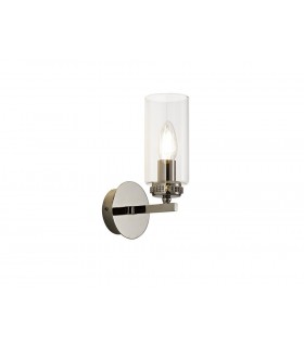 Wall Lamp Switched, 1 x E14, Polished Nickel - 1