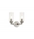 Wall Lamp Switched, 2 x E14, Polished Nickel - 1