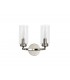 Wall Lamp Switched, 2 x E14, Polished Nickel - 3