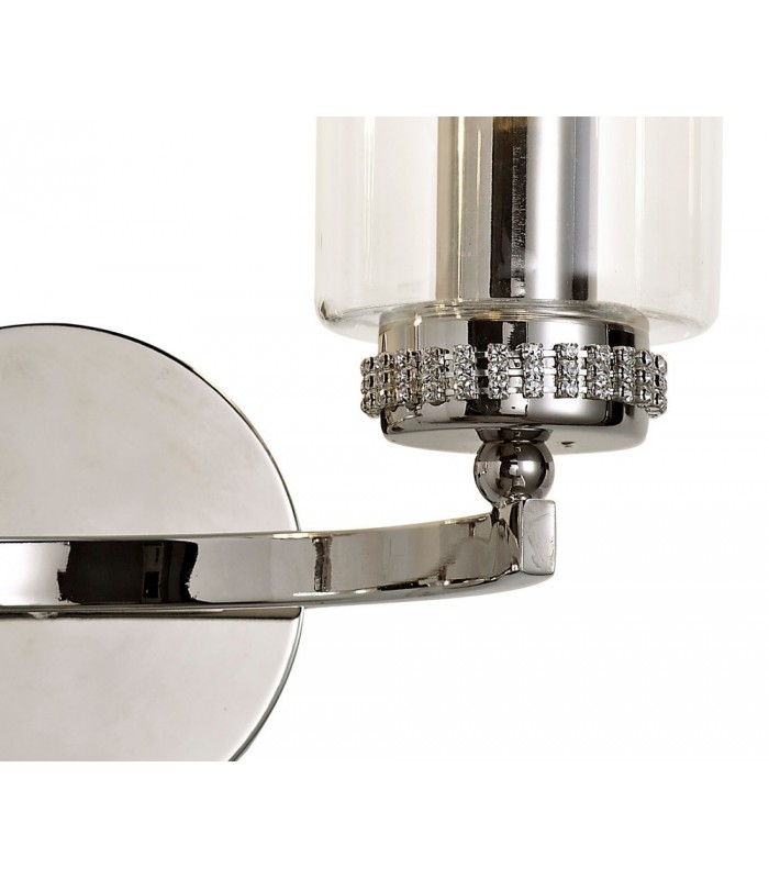 Wall Lamp Switched, 2 x E14, Polished Nickel - 6