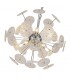Ceiling Pendant,10 x E14, Polished Chrome - 7
