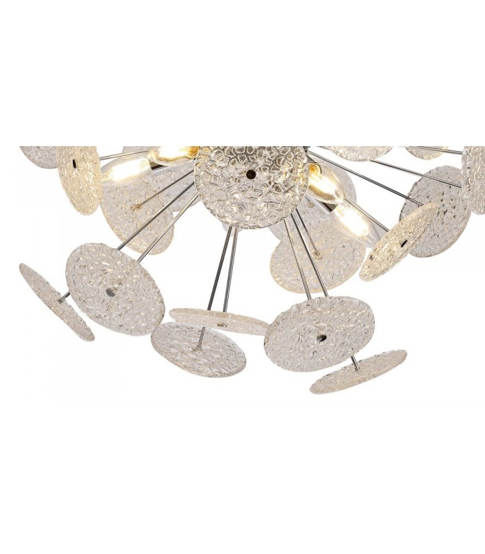 Ceiling Pendant,10 x E14, Polished Chrome - 8