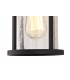 Wall Lamp, 1 x E27, Black, Clear Crackled Glass, IP54 - 5