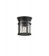 Ceiling, 1 x E27, Black, Clear Crackled Glass, IP54 - 3