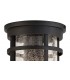 Ceiling, 1 x E27, Black, Clear Crackled Glass, IP54 - 4