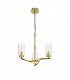 Ceiling Pendant, Semi Ceiling, 3 x E14, Polished Gold - 3