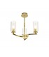 Ceiling Pendant, Semi Ceiling, 3 x E14, Polished Gold - 4