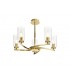 Ceiling Pendant, Semi Ceiling, 5 x E14, Polished Gold - 4