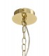 Ceiling Pendant, Semi Ceiling, 5 x E14, Polished Gold - 5