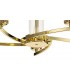 Ceiling Pendant, Semi Ceiling, 5 x E14, Polished Gold - 8