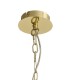 Ceiling Pendant, Semi Ceiling, 6 x E14, Polished Gold - 5