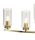 Ceiling Pendant, Semi Ceiling, 6 x E14, Polished Gold - 7