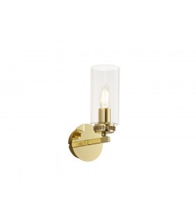 Wall Lamp Switched, 1 x E14, Polished Gold - 1