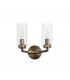 Wall Lamp Switched, 2 x E14, Antique Brass - 3