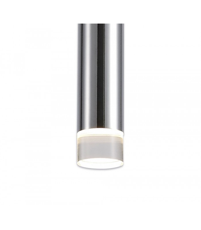 1 Light Ceiling Pendant, 1 x 5W LED, 3000K, 118lm, Polished Chrome - 7