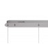 3 Light Linear Ceiling Pendant, 3 x 5W LED, 3000K, 304lm, Polished Chrome - 5