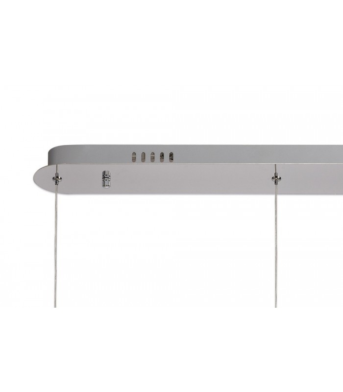 3 Light Linear Ceiling Pendant, 3 x 5W LED, 3000K, 304lm, Polished Chrome - 5