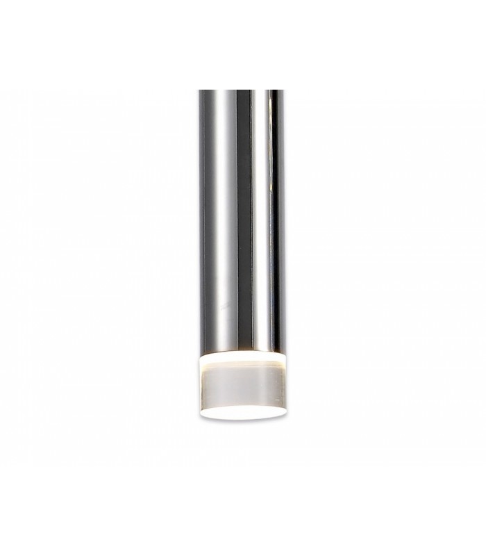 3 Light Linear Ceiling Pendant, 3 x 5W LED, 3000K, 304lm, Polished Chrome - 7