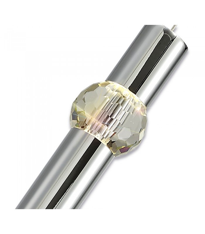 3 Light Round Ceiling Cluster Pendant, 3 x 5W LED, 3000K, 268lm, Polished Chrome - 11