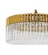 Ceiling Pendant Round 12 Light E14, Brass, Glass - 5