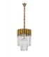 Ceiling Pendant Round 4 Light E14, Brass, Glass - 3