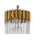 Ceiling Pendant Round 4 Light E14, Brass, Glass - 4