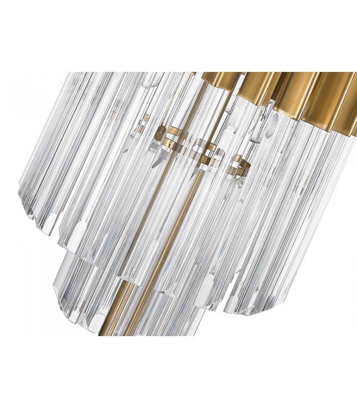 Table Lamp 3 Light E14, Brass, Glass - 5